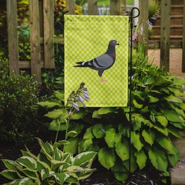 Caroline's Treasures BB7777GF Racing Pigeon Green Garden Flag Mailbox Flag Decorative Yard Flag Banner Outside Patio Artwork Yard Flower Beds, Garden Size, Multicolor