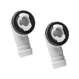 VOANZO 5 Pcs 15mm Air Conditioning Water Outlet Nozzle Air Conditioning Drain Hose Connector Elbow With Rubber Ring