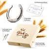 Horseshoe Gift in Wooden Box, Real Worn Horseshoe, Lucky Charm