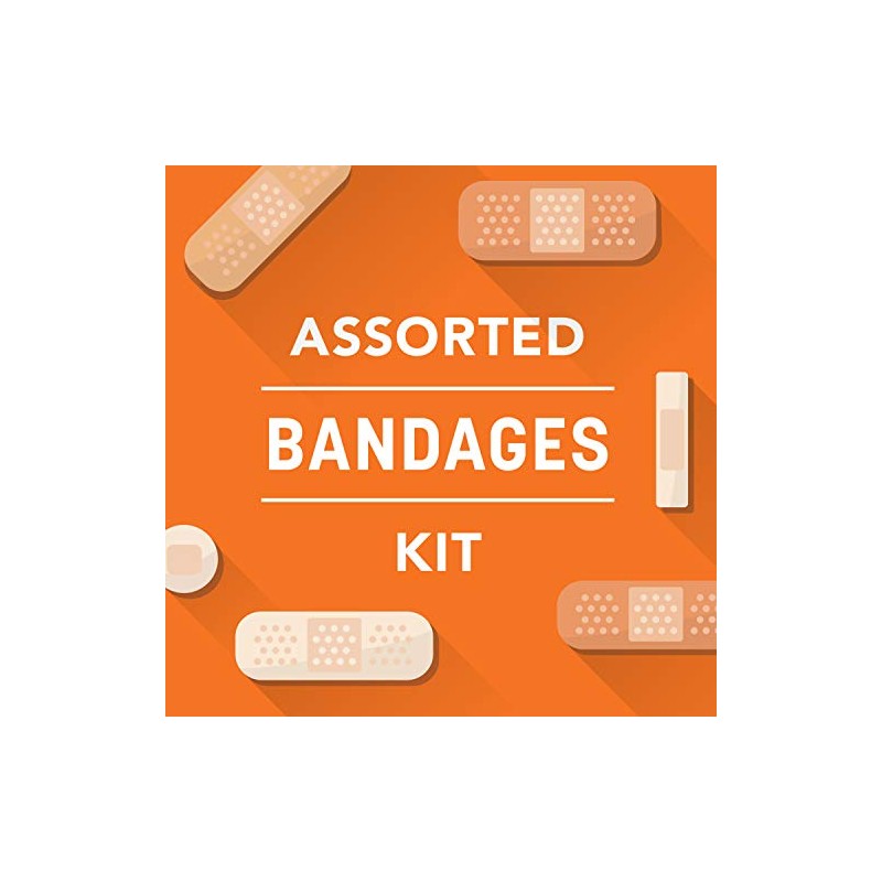 Ouch Essentials Adhesive Bandage Assortment, 245Count