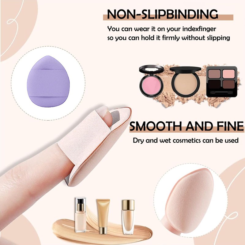 12 pcs Makeup Sponge Blender Sponges for Liquid, Cream, and