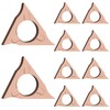 AMTOVL 10PCS Triangle Cutter Heads R Angle for Pneumatic Chamfering