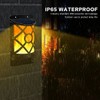 Aityvert Solar Flame Lights Outdoor, Waterproof Flickering Flame Solar Lights