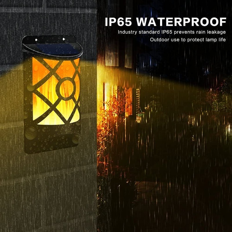 Aityvert Solar Flame Lights Outdoor, Waterproof Flickering Flame Solar Lights
