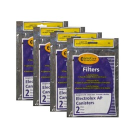 EnviroCare Replacement Allergen Filtration Vacuum Cleaner Filters made to fit Electrolux AP Canisters 8 Pack