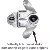 Jake Sales Chain Link Fence Butterfly Gate Latch - 1-3/8"