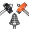 AKYLIN 2 Pieces 8mm Shank Router Bit Router Bit Rebate