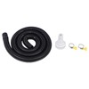 Bilge Pump Installation Kit Black 1‑1/8in Leak Proof Easy Installation