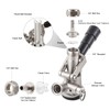 Hgkeke All 304 Stainless Steel Sankey Keg Coupler D System