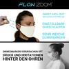 FLOWZOOM 2 pcs. fabric masks | Mouth and nose protection