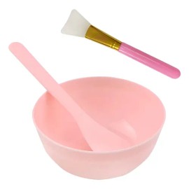 Cio Bowl Tazón Para Mascarilla Faciales Con Brocha Aplicador                                                                                          