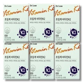 Dr.Lin Supercritical Vitamin K2 30 tablets 6 boxes / 닥터린 초임계 비타민K2 30정 6박스