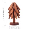 XINQUILIFY Wooden Tree Coaster，Tree Shape Trivet Set,Trivets for Hot Dishes
