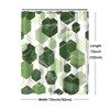 YOSTEV Sage Green Shower Curtain, Cute Abstract Block Geometric Art