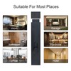 Black Slide Barrel Door Bolt Lock with Screws for Bathroom,