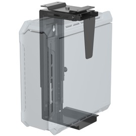 Suptek Adjustable Under Desk and Wall PC Mount,360 Degree Rotatable Computer Case CPU Holder Under-Desk PC Stand Holder Mount (ZJJ001L)