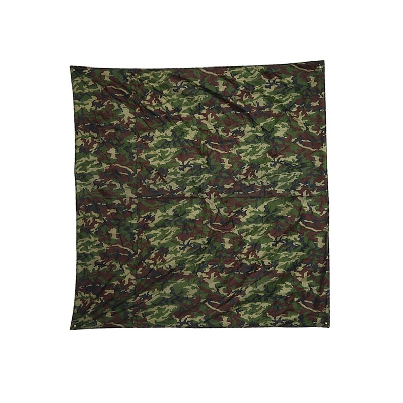 Camouflage Outdoor Portable Lightweight Rainproof Mat RainTent Tarp Shelter (3*2.9m)