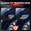 FATECIM 2" Turn Signal Light Covers Turbine Replacement Amber Lenses
