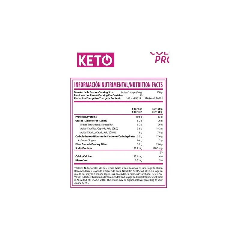 Collagen Protein Mct Keto De Wellthy 400g Se