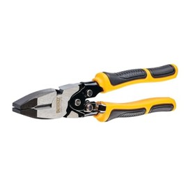 Dewalt Compound Action Linesman Pliers 200mm, with Induction Hardened Blades for 70% More Cutting Power Over Standard Cutting Pliers.