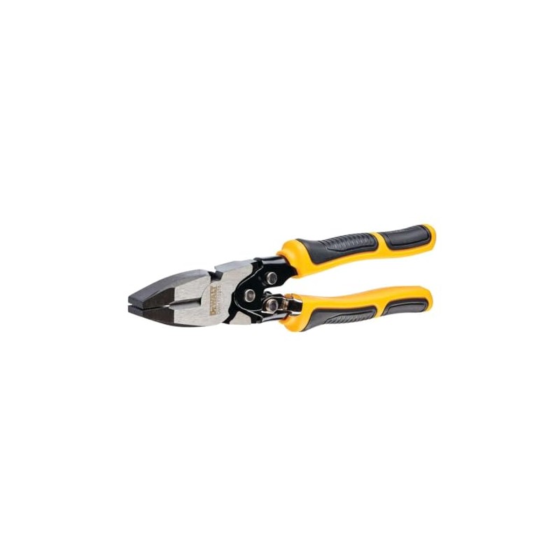 Dewalt Compound Action Linesman Pliers 200mm, with Induction Hardened Blades