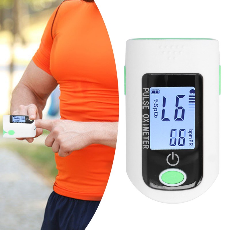 Fingertip Pulse Oximeter Blood Oxygen Saturation Monitor Heart Rate Meter