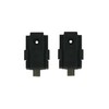 WRS AMACOR Lower Pivot Bar Set - Black (Winged)