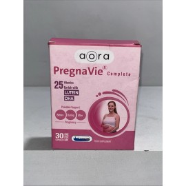 Vitamins New Aora Pregnavie Complete Prenatal Vitamins With Lutein + DHA, 30 Count