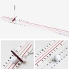 Golf Putting Mat Acrylic Accurate Scale Line Portable Double Sided