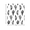 RoomMates TAP4109LG Black and White Cactus Tapestry
