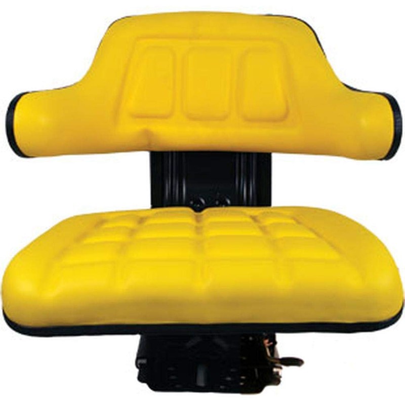 TS1040ATSP Yellow Wrap Around Seat with Arms Fits John Deere