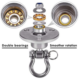 Benelabel Swing Hangers Heavy Duty, Swing Set Brackets, Swing Set Hardware, Swing Set Anchors, Swing Set Accessories, Punching Bag Hangers Porch Swing Kit Hammock Hardware Kit Hammock Hooks Heavy Duty