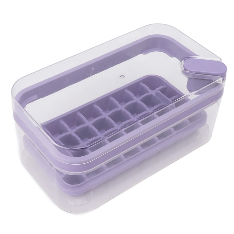 Easy Release Ice Cube Tray Plastic 32 Grids Ice Tray