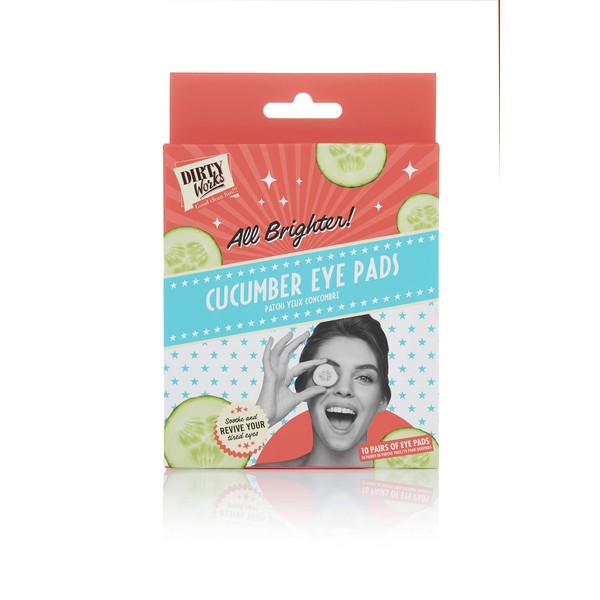 Dirty Works Stay Cool Cucumber Eye Pads (10) Pairs 5ml