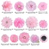 Lopsity 12PCS Pet Collar Flower Bow Collar Detachable Flower Embellishment