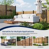 1 Pack 6FT 3-Way Aluminum Fence Post, 1.8mm Thick Walls