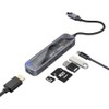 MicroPack Estación de acoplamiento USB C 6 en 1, 4K60Hz