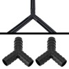 SG Store 2 Sets Drain Hose Y Piece Connectors 16