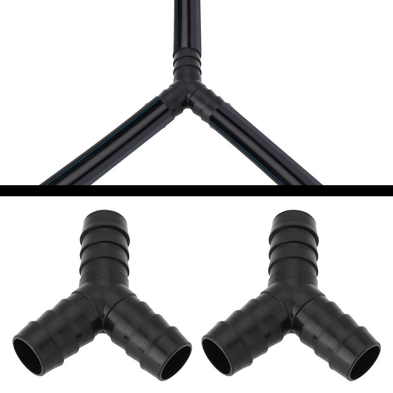 SG Store 2 Sets Drain Hose Y Piece Connectors 16