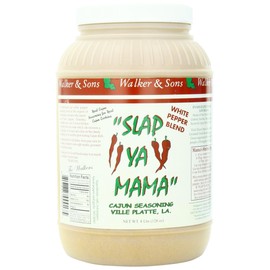 Slap Ya Mama Cajun Seasoning Blend, White Pepper, 8 Pound