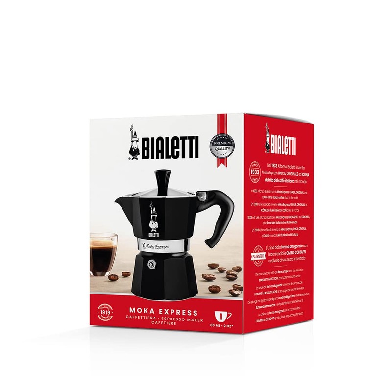 Bialetti 4951 Moka Express Espresso Maker, Black