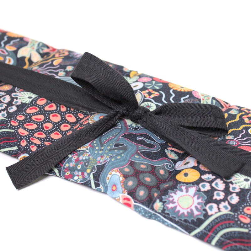 Linseed Cushion 7 Chamber with Ribbon, 65 x 15 Organic