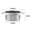 Round Air Vent Grill, Stainless Steel Through Wall Dryer Vent