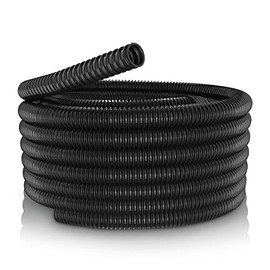 Alpine Corporation 100 Ft. Kink Free PVC Tubing with 3/4" Inside Diameter for Ponds and Fountains, Black