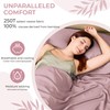 Bedmoon Cooling Queen Sheets, 100% Viscose Derived from Bamboo, Rose