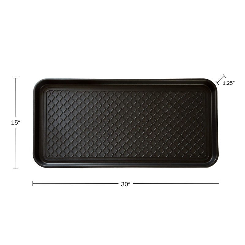 Stalwart 75-ST6012 All Weather Boot Tray-Water Resistant Plastic Utility Shoe