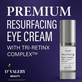 Anti-Aging Eye Cream for Puffiness and Bags – Dark Circles Treatment with Tri‑RetinX Complex™ – Lightweight Vegan Eye Care for Women & Men – 0.5 oz