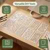 12Pcs Flower Stencils PET Stencils for Crafts Painting Floral Mandala