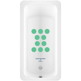 Kahuna Grip™ Bath and Shower 3" Circles Non-Slip Safety Treads - Green (10 Pack)