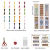 FREEBLOSS Set of 6 Bookmarks Cross Stitch Kits Cross Stitch